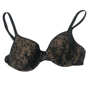 Natori lace detail t-shirt bra